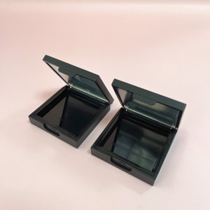 Wholesale Mini Square Single Eyeshadow Palette Small Empty Blush Case ABS Plastic Highlighter Container Cosmetic Packaging - Product Image 4