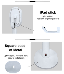 Hình bầu dục DSLR Photo Booth máy ngay lập tức chia sẻ phương tiện truyền thông xã hội Selfie 11inch 12.9inch và 13inch iPad Booth - Product Image 6