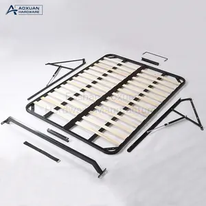 <strong>Low</strong> MOQ Slatted <strong>Bed</strong> <strong>Frame</strong> With Gas Lift Storage - Product Image 2