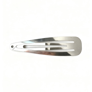 <strong>Silver</strong> Metal Snap Hair <strong>Clips</strong> 5-10cm Sizes Salon Sectioning Styling Hairpins Women Girls Creaseless Durable High Quality Hair - Product Image 3