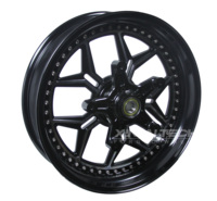 Jantes de moto en alliage forgé XINLAI personnalisées, noir brillant, à 5 branches, pour Harley-Davidson et Indian, nouveau jeu de 4 pièces avec ET 20 mm