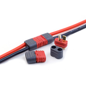 Cavo di prolunga antiscivolo Amass AM-1015E da 100 mm, connettore T maschio/femmina AM1015E-M/F Deans T-Plug per Lipo RC - Product Image 2