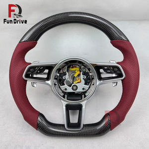 Volant en fibre de carbone personnalisé pour <span class=keywords><strong>Porsche</strong></span> Cayman Cayenne Panamera Macan 911 970 986 991 991.1 991.<span class=keywords><strong>2</strong></span> 992 993 996 997 997.<span class=keywords><strong>2</strong></span> - Product Image 5