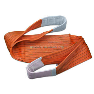 二重ウェビングスリングラウンドスリング1トン12トンリフティングスリング100% ポリエステルCE GS認定5:1-7:1安全ファクター1年保証 - Product Image 5