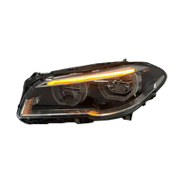 Pièces automobiles SJC, phare LED pour BMW Série 5 F10 F11 F18, ensemble de feux avant, 2010-2017, DRL jaune, DRL blanc, système d'éclairage