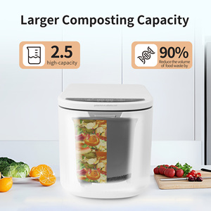 Thông Minh Điện nhà bếp thực phẩm xử lý chất thải Phân compost máy thép không gỉ Mài buồng cho hộ gia đình hàng loạt chất thải nhà để xe - Product Image 3