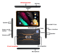 Tablette industrielle RT9 10 pouces MTK Octa-core 6+256 Go 11000 mAh Grande batterie IP68 Étanche Android 14 Nouvelle tablette robuste