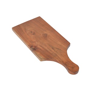 Planche à découper en bois d'acacia Planche à découper en bois 35.5x15x1.6 cm Pizza Viande Pain Planche de service - Product Image 3