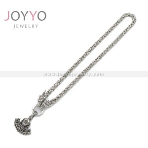 Collana con Ciondolo a Forma di Martello di Thor in Stile Vichingo Nordico, Catena in Acciaio Inox con Drago, per Uomo, Matrimonio, Charm <span class=keywords><strong>Pirata</strong></span>, Biker, Teschio - Product Image 4