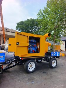 Pompe à <span class=keywords><strong>eau</strong></span> portable auto-amorçante de 10 pouces, 500 m, à moteur diesel, pour chantier de construction, alimentation en <span class=keywords><strong>eau</strong></span>, drainage de bassin et lutte contre les inondations - Product Image 3