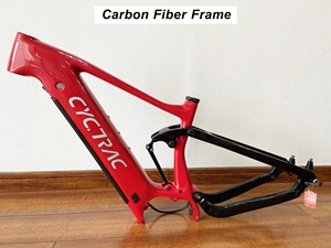 Sợi Carbon emtb đầy đủ hệ thống treo điện xe đạp leo núi E MTB emtb bafang M560 500W giữa ổ đĩa đầy đủ hệ thống treo 29 inch - Product Image 4