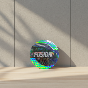 Wholesale Strong Anti-Counterfeit PET Material Adhesive Crystal Embossed Text <strong>Effect</strong> <strong>Hologram</strong> Sticker for Craft and Candle Use - Product Image 4