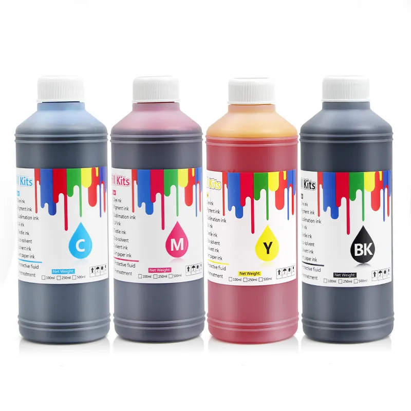 Supercolor 1000ML/Frasco de Tinta Corante Universal 5 Cores Para Canon PIXMA Impressora Desktop