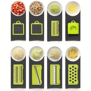 14/16 1 Multifunctional <b>Vegetable</b> Chopper Manual Food Chopper <b>Vegetable</b> Slicer Dicer Mandoline <b>Vegetable</b> <b>Cutter</b> Stainless Steel - Product Image 3