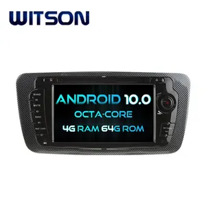 WITSON 안드로이드 10.0 자동차 DVD GPS 네비게이션 좌석 이비자 2009-2013 자동차 비디오 라디오 DVD 플레이어