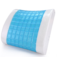 Oreiller tricoté de coussin de soulagement de la douleur de taille de soutien lombaire avec la couverture imperméable et amovible de remplissage de mousse de mémoire pour l'usage de siège de voiture