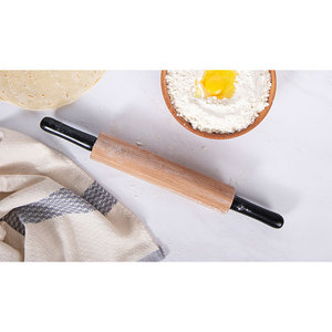 Rodillo de Cocina Ajustable de Madera de Haya con Mangos Negros, Precios de Mayoreo - Product Image 6
