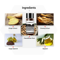 LANBENA — huile essentielle de croissance des cheveux, sérum de traitement contre la chute des cheveux, organique, gingembre