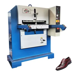 Leather shoe upper embossing making machine