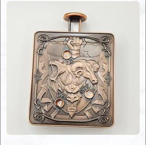 Dispensador de Dados DND con Almacenamiento para Dados de <span class=keywords><strong>Dungeons</strong></span> & <span class=keywords><strong>Dragons</strong></span>, 7 en 1, Dispensador de Dados Metálico Giratorio Premium - Product Image 1