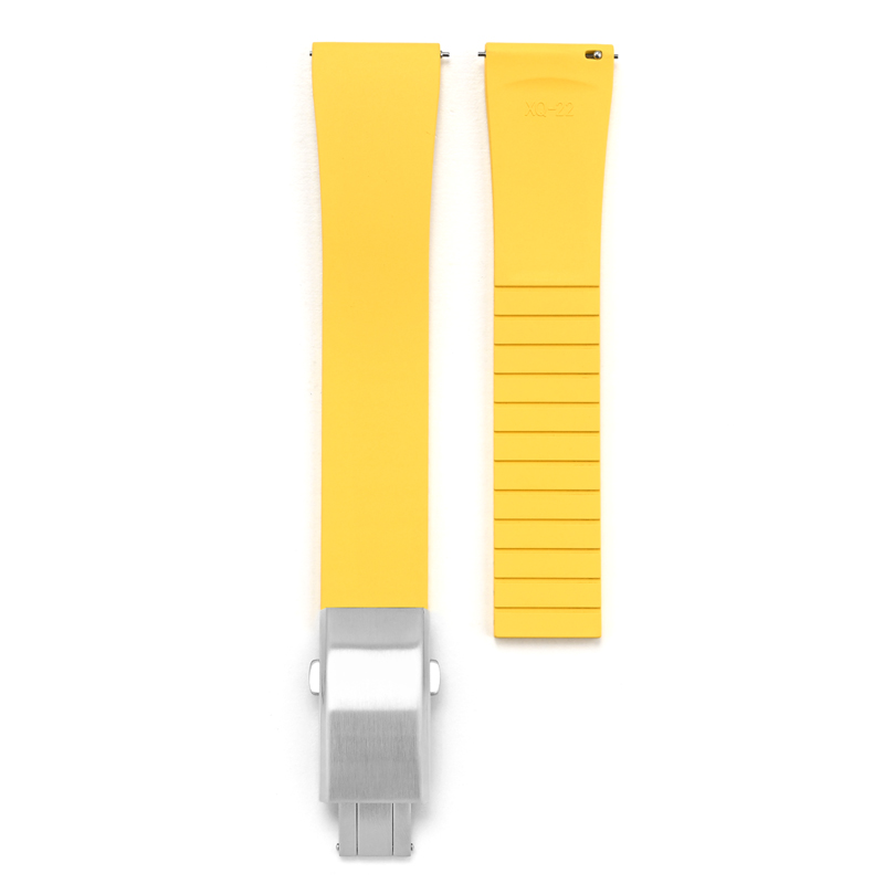 Amarillo + 316L hebilla de plata