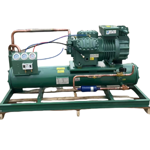 Compresor de refrigeración alternativo semihermético refrigerado por agua, unidad de condensación para cámara fría de alimentos, congelador - Product Image 2