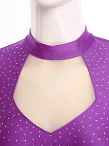 Fabricante de ropa de baile personalizada al por mayor, monos de competición contemporáneos para mujer, traje de baile latino para escenario, ropa de actuación - Product Image 2