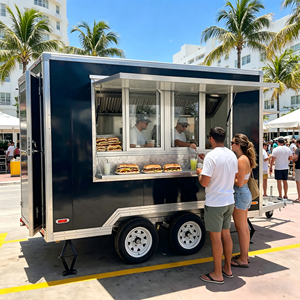 Camión de Comida Aprobado por la FDA, Barra Móvil, Camión de Cerveza y Pizza, Remolques de Comida Totalmente Equipados, Cafetería Móvil - Product Image 2