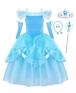 19 Colors Girls Rapunzel Princess Dress Costume for Girl Kids Cosplay Sofia Vestidos Gown Children Christmas Party Clothing