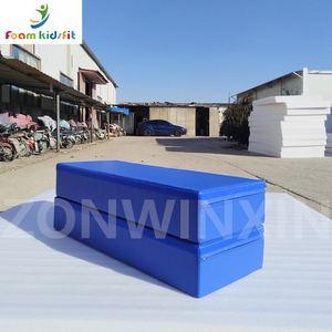ZONWINXIN Colchoneta de aterrizaje de alta calidad para gimnasia, para barras asimétricas y vigas de equilibrio, bloques de protección azules de tipo Booster Block - Product Image 5