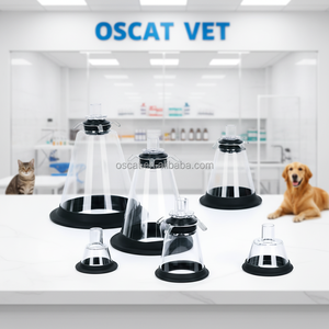 Máscara de Anestesia <span class=keywords><strong>Veterinaria</strong></span> OSCAT de Gran Interfaz para Perros, 6 Unidades por Caja, Equipo Médico para Mascotas Sellado - Product Image 2