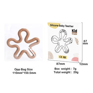 Juguete de Dentición de Coral Personalizado al por Mayor, Curvas Multiángulo para Morder, Agarres Táctiles, Silicona de Grado Alimenticio, Regalo para Bebés de 0 a 24 <span class=keywords><strong>Meses</strong></span> - Product Image 6