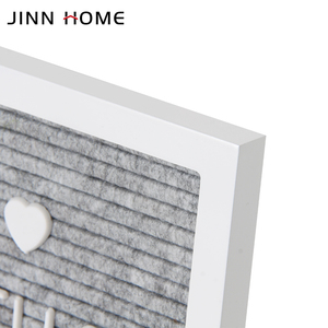 Tablero de letras de fieltro de diseño personalizado <span class=keywords><strong>para</strong></span> niños, marco de <span class=keywords><strong>fotos</strong></span> de madera <span class=keywords><strong>para</strong></span> exhibición de letras y personajes, <span class=keywords><strong>3</strong></span> aberturas <span class=keywords><strong>para</strong></span> foto - Product Image 3