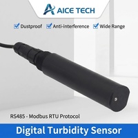 Aice Tech - Turbidimètre de haute précision - Capteur de turbidité numérique RS485 - 0-1000 NTU - Modbus RTU - Sonde étanche IP68