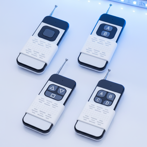 Беспроводной радиочастотный пульт дистанционного управления HFY HFY528B 433МГц/315МГц с динамическим кодом, 4 канала, на батарейках ААА, дальность действия 300 м, для гаражных ворот, светильников и ламп - Product Image 3