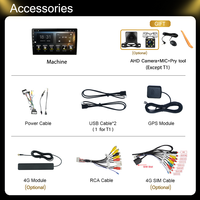 Autoradio Jeep Commander XK 2007 2008 Android Auto CarPlay GPS Navi Mirror Link 4G 5G WiFi Écran tactile BT DSP Stéréo AUX