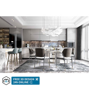 Armoire de cuisine moderne en résine stratifiée imperméable personnalisée par George Group pour <span class=keywords><strong>hôtel</strong></span> - Product Image 3