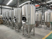 Cuve de fermentation 2000L 2500L 3000L |   Équipement de brasserie de qualité industrielle avec système CIP pour une efficacité élevée