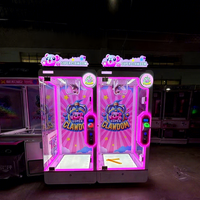 Machine à griffes métallique géante Star Animes à monnayeur pour usage commercial, salles d'arcade, centres commerciaux - Jeu solo
