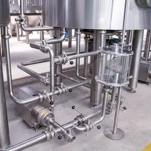 20hl Brewery Equipment 1000L 20HL 30BBL Stainless Steel Steam Heating 3/4 Vessel Advanced Beer Brewing Equipment For Commercial Brewery