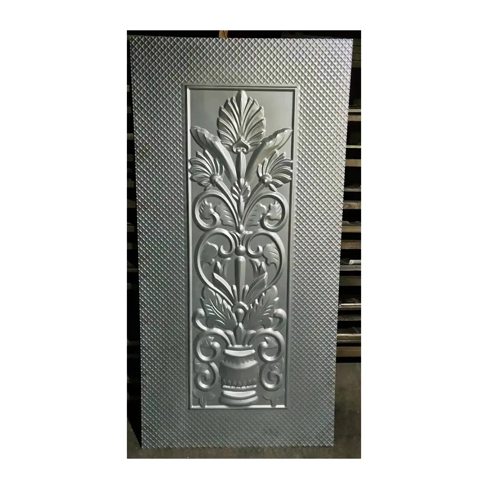 PHIPULO Tank plate Embossed Doors Cold Plate Steel 3D Metal Skin Panel Exterior Sheet For Houses Stamped Gate Moulding