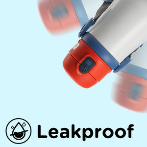 Botella de Agua Infantil Aislada FAYREN, Linda, de Acero Inoxidable 316, Antiderrames, con Asa/Pajita/Cepillo - Product Image 4