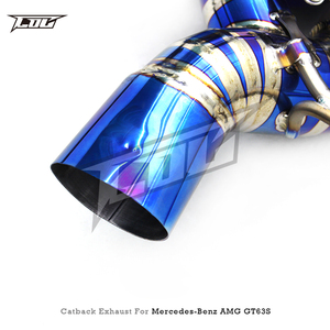 Catback ท่อไอเสียท่อไอเสียสำหรับ Mercedes-Benz AMG GT63/GT63S 4.0T 2019-2023 boska แข่งไทเทเนียมท่อไอเสียวาล์ว OEM - Product Image 4