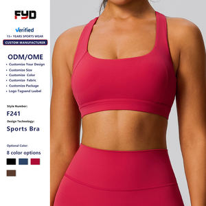 Brassières de yoga personnalisées de haute qualité à séchage rapide et respirantes, débardeurs de sport à dos ouvert pour femmes, brassières de sport pour la gym et la course à pied - Product Image 1