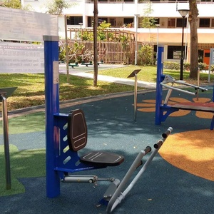 Équipement de <span class=keywords><strong>fitness</strong></span> portable écologique pour exercices aérobiques en plein air, en acier tubulaire carré, hydraulique, GYX-H05 - Product Image 2