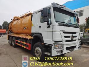 Camión de Succión y Drenaje de Limpieza con Doble Puente Trasero, Diésel Manual, 20cbm, Sinotruk - Product Image 3