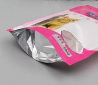 Sacs d'emballage personnalisés à fermeture éclair pour aliments pour oiseaux et animaux de compagnie, à fond plat, scellés sur 8 côtés, vente en gros
