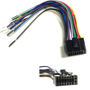 一部のケンウッド16ピンラジオ用のカーステレオラジオ交換用ワイヤーハーネスプラグ - Product Image 4