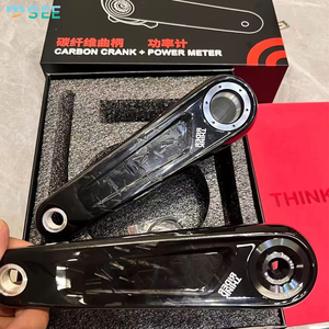 SeeMore ThinkRider PP5 Spider - <span class=keywords><strong>Medidor</strong></span> de Potencia y Juego de Bielas de Carbono 110BCD de 4 Pernos, Ligero, 29MM, 162.5-172.5mm, Accesorios para Bicicleta de Carretera - Product Image 1