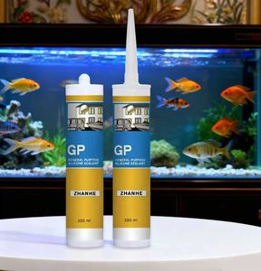 Sellador de Silicona Acética GP de Secado Rápido de 300 ml <span class=keywords><strong>para</strong></span> Acuarios (Peceras), Ventanas, Puertas, Adhesivo Transparente de Curado Rápido <span class=keywords><strong>para</strong></span> Vidrio - Product Image 3